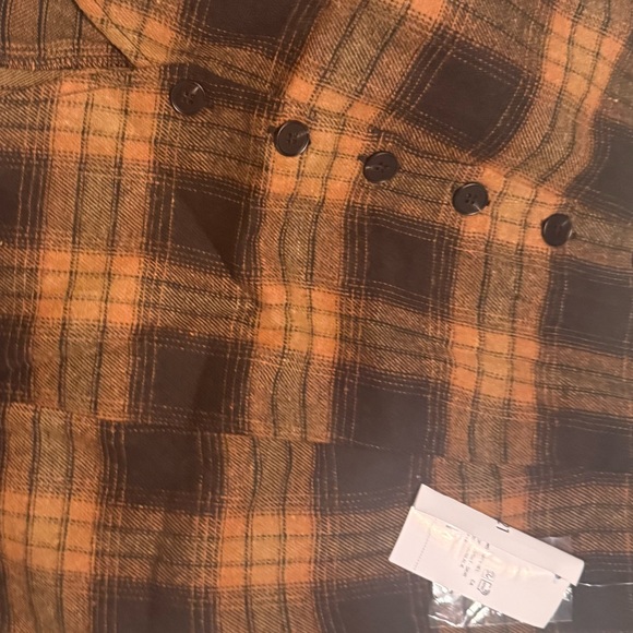 Forever 21 Black and Brown Plaid 2 Piece Set - Picture 5 of 8